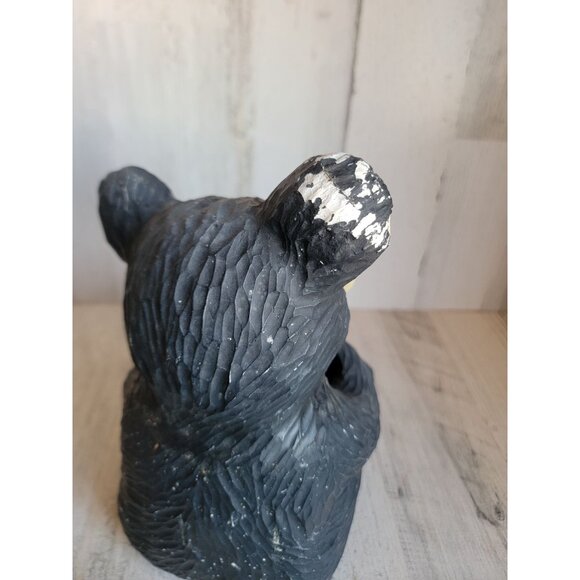 Youngs vintage black bear cub home decor woods Xmas unique - Picture 9 of 13